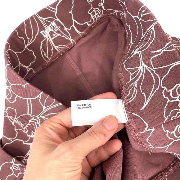 Duluth Trading floral pencil skorts skirt Size XL pink mauve white - Picture 8 of 8